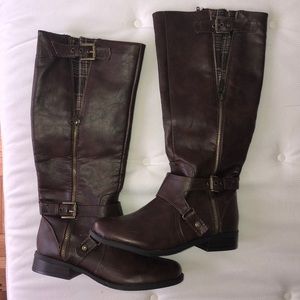 Tall Brown Guess Boots